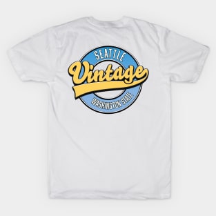 Seattle Washington State retro logo T-Shirt